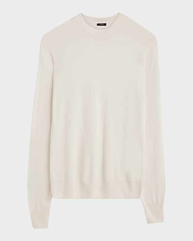 Crewneck Cashmere-Blend Sweater